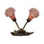Appliquee à bras 2 lumières pond lily-16183212