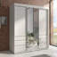 Armoire blanche 71 "avec miroir Monaco 71"-1337071387