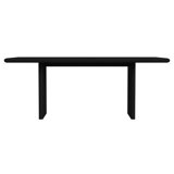 Soleil 74 in. W Rectangular Wood Panel Dining Table