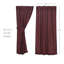 Paire de rideaux obscurcissant avec passe-tringle 100% coton Wardle-335016222