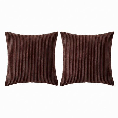 Housse de coussin simple à rayures