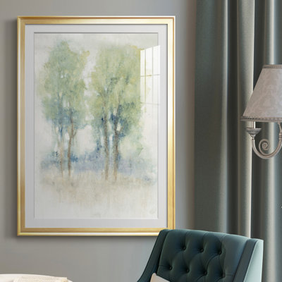 «Spontane Landscape I», reproduction encadrée de qualité supérieure, prête à être accrochée