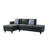 Dark Grey, 4 - Seat, Linen Covered , Hidden Compartments, Matching Accent Pillows, Modular Design, Different Home Decor Styles Seat Grey With Concealed Storage Compartments And For Diverse Layouts,-666166313