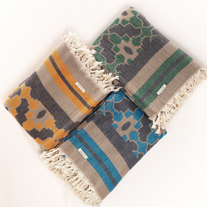 Marylou Throw Blanket, W190 x L245cm, Green