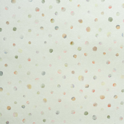 Alaira Smooth Glitter Watercolor Dots 10.05m x 53cm Wallpaper Roll