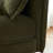 Dark Green Fabric Straight Sofa