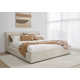 Linen Upholstered Platform Bed