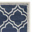 Tapis bleu marine / ivoire Ammundsen-1729431474
