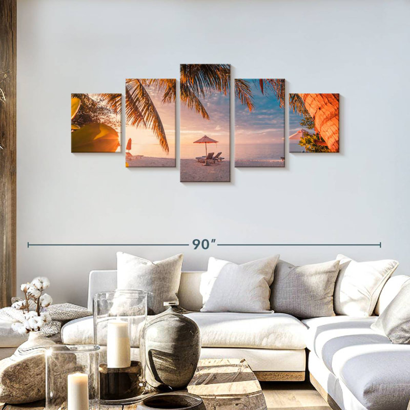 Maldives Avonna Sunset, H 30 po x l 68 po