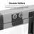 Matte Black Bypass Shower Enclosure, 56"-60"W*72"H, 6Mm Glass, Safe Bathroom Partition Double Sliding Cubicle, Tempered Waterproof Element-120954818
