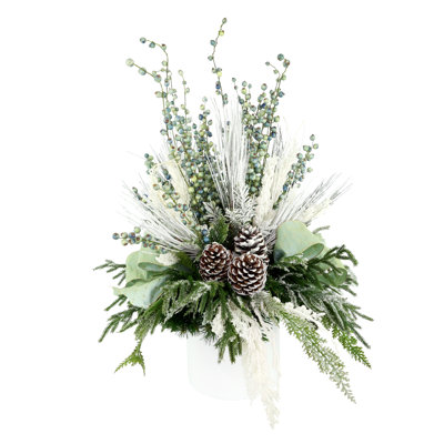 Evergreen Arrangement in Pot