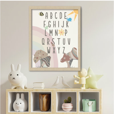 Apprenez votre tableau encadré 16 x 20 Abc Sunshine