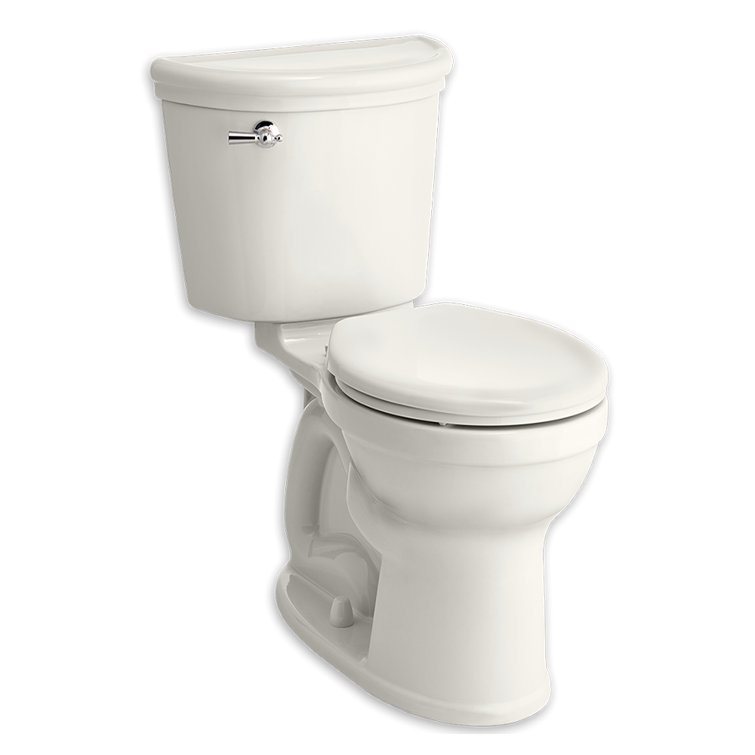 American Standard Champion 1.28 Gallons GPF Round Comfort Height Floor Mounted Two-Piece Toilet (Seat Not Included)