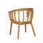 Fauteuil d'extérieur en bois d'acacia