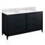 60" Hytes Double Bathroom Vanity Set with Oval Undermount Sinks-77157942-77157944