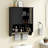 Bathroom Cabinet with Towel Bar & Shelf-1643584682