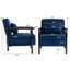 Chaise de rangement, fauteuil d'appoint moderne Mid-Century avec structure en bois, chaises de salon rembourrées avec coussin de taille, fauteuil de lecture pour véranda de chambre à coucher-1285758697-1285758699