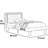 Judith Polyurethane Bed In High Headboard-29210500-29210499