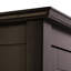 Freestanding Floor Storage Accent Cabinet with Waffle Glass Door, Drawer & Shelves
