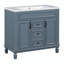 Ensemble de meuble-lavabo simple 35,9 po Dreshan avec plateau en résine Dreshan-911272737