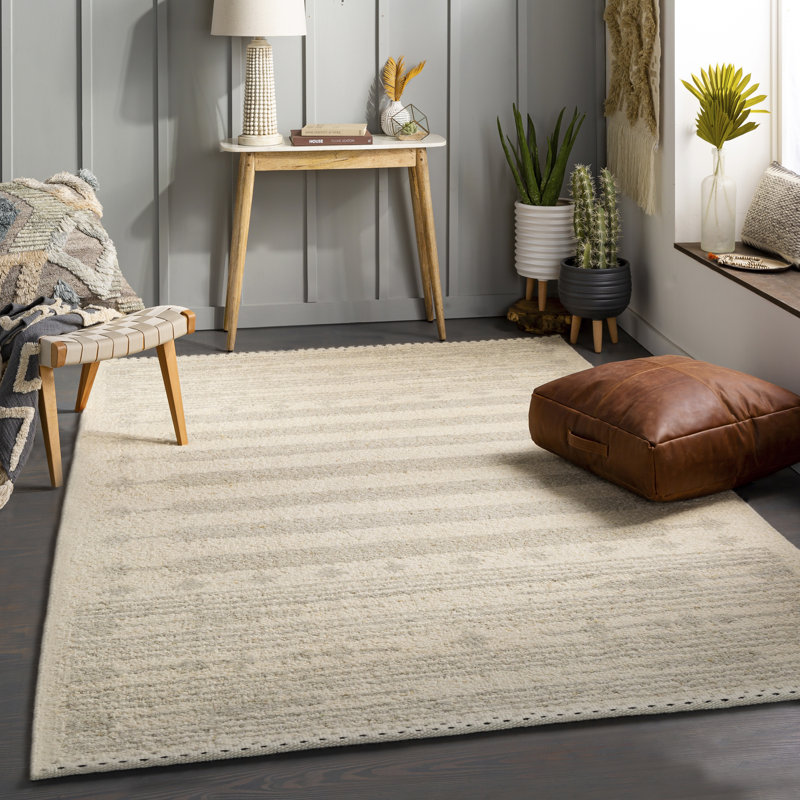 Machu Picchu Wool Area Rug, Rectangle 8'10" x 12'