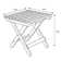 Table d'appoint pliante en bois Grandview Adirondack
