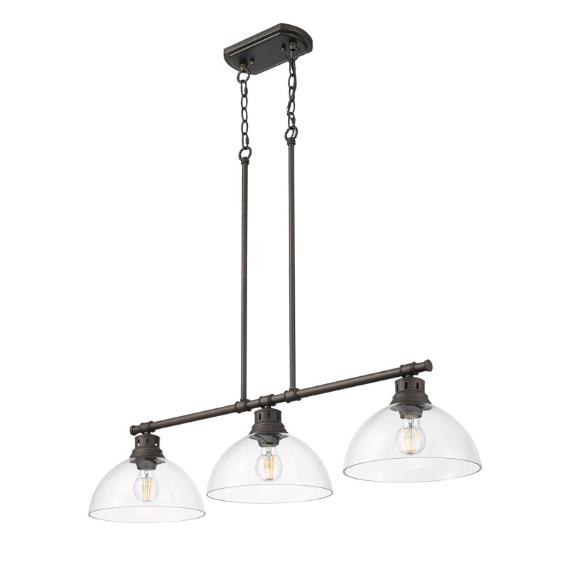 Illuminateur à 3 lumières Iftimie, Bronze huilé