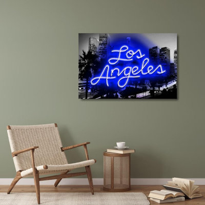 Braiden Studio® Carr, art sur toile tendue par Hailey Gallery: Neon Los Angeles