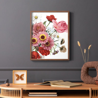 Modern Arrangement I, reproduction encadrée - bois massif