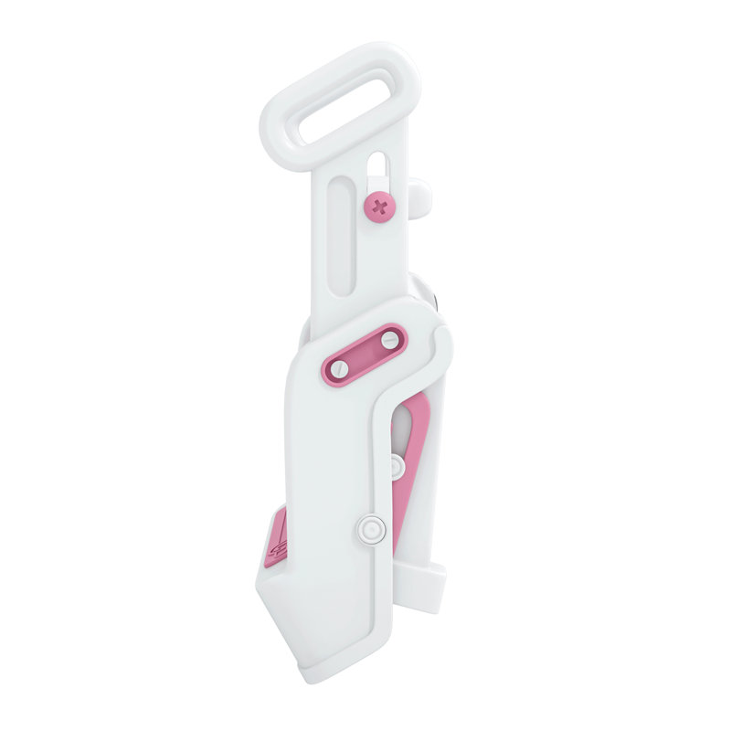 Siège de toilette pour tout-petit avec marchepied et poignées, rose, Rose