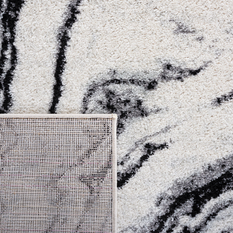 BuckHill Stain Resistant Plush Pile Area Rug, Rectangle 5'3" x 7'6"