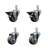 Thermoplastic Rubber Casters