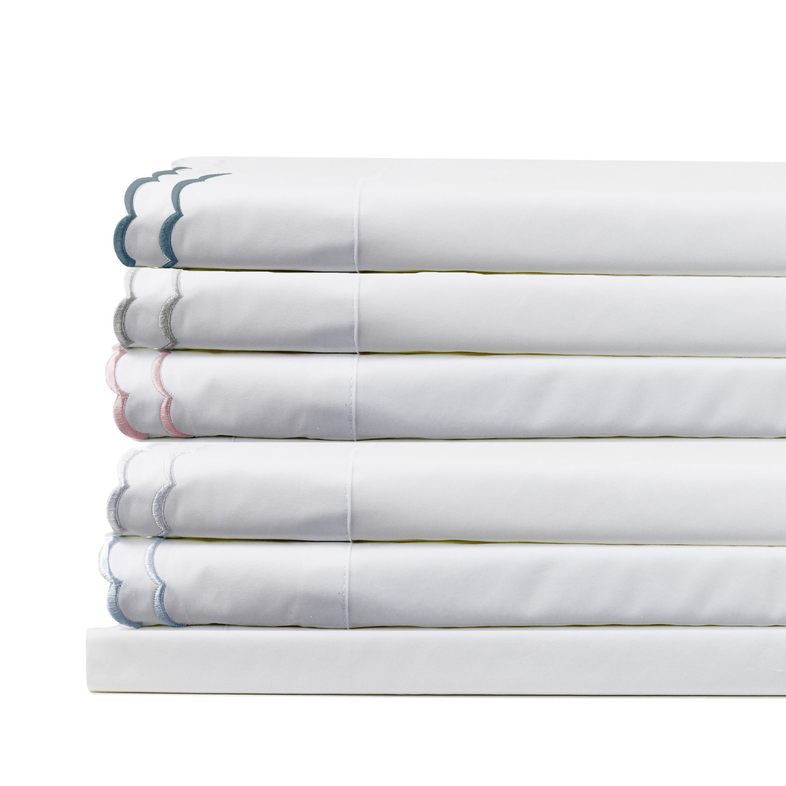 Bara Duvet Cover Set, Twin Duvet Cover + 1 Standard Sham, Navy/White
