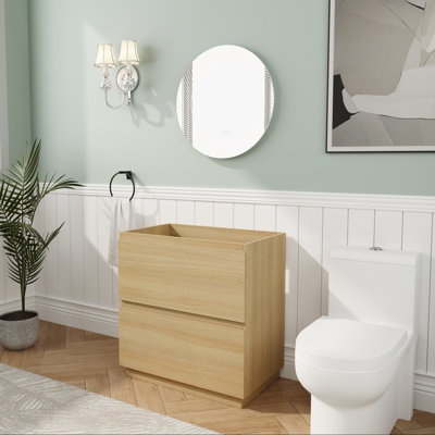 30" Double Drawer Bathroom Vanity Base