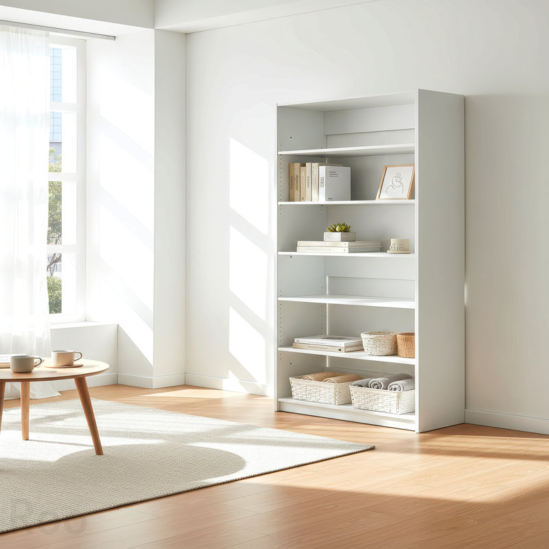Dressing de 81 cm (32 po) avec cinq tablettes, collection Prosper - Finition blanche