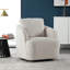 Fauteuil demi-tonneau pivotant de 30,3 po Jebril-2048722948