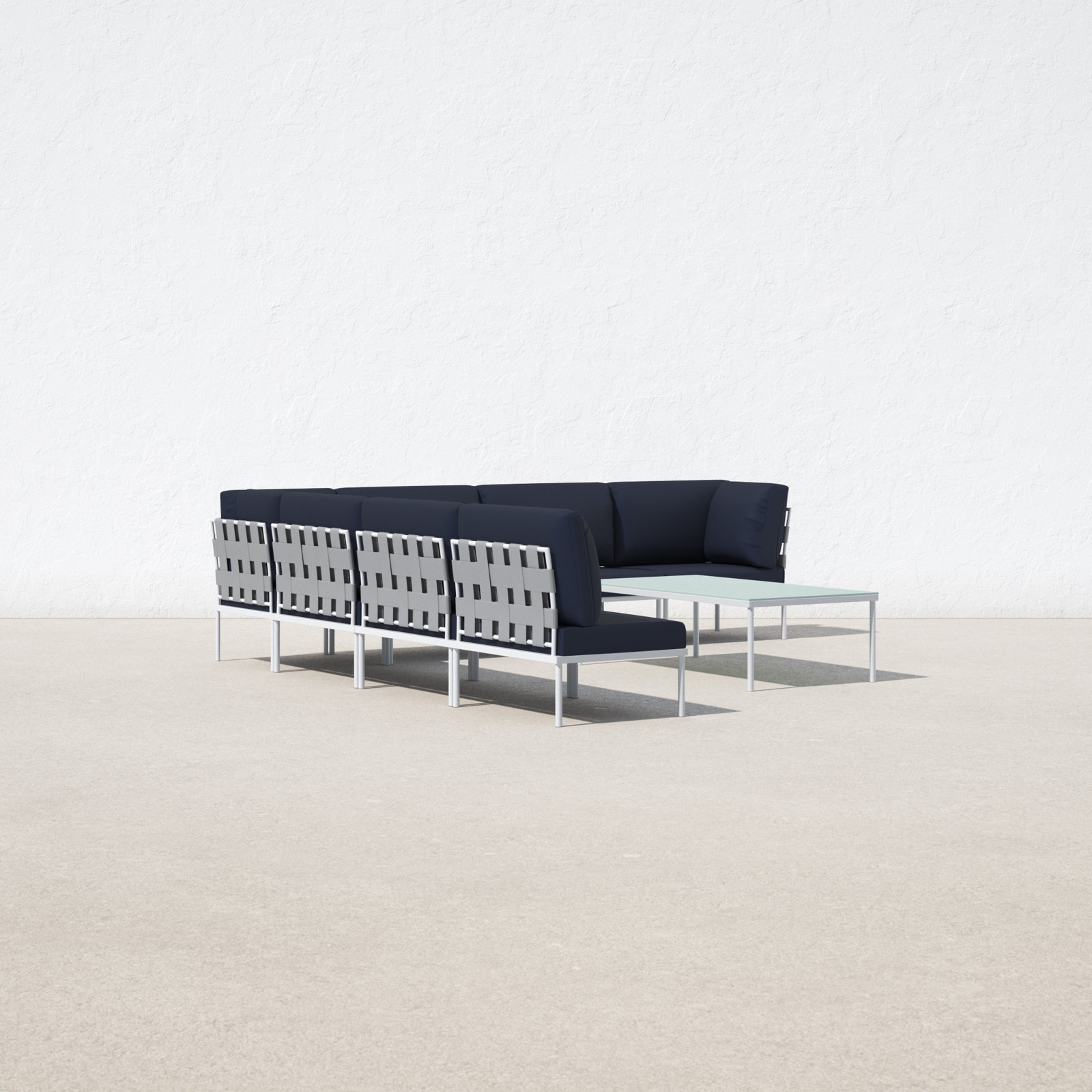 Harmony 8-Person Patio Seating Group, Navy