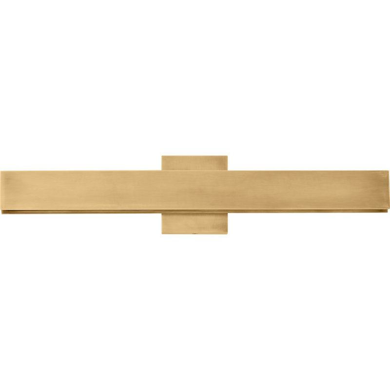 Bau 1 - Light LED Bath Bar, Natural Brass