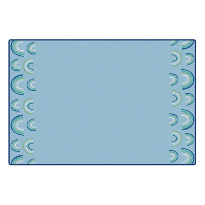 Tapis pour enfants en bleu