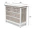 Islamorada - 4 Drawer Chest - Dapple Grey and Blanc Finish