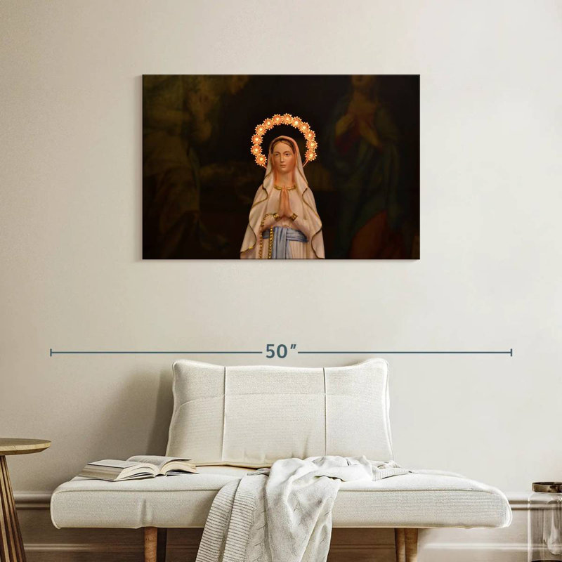 Adella Virgin Mary Praying, 24" H x 36" W