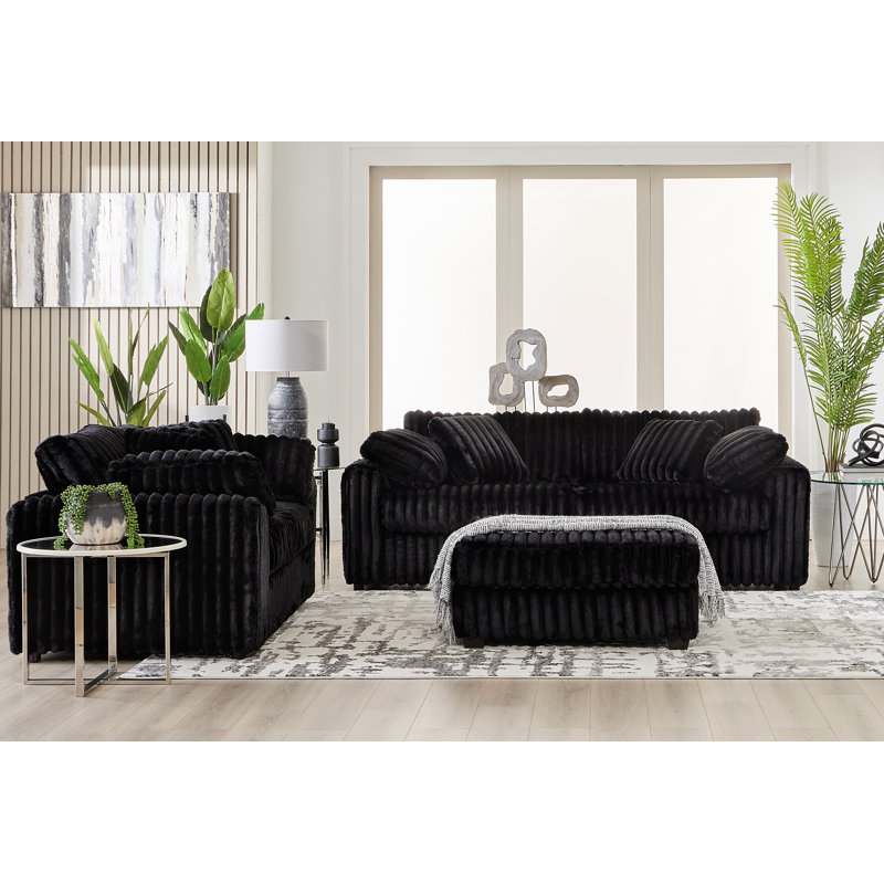  Causeuse 24550, noir Mondo