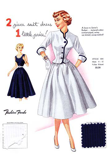 « 2 pièces », impression 1 peu price "par mode frocks, impression