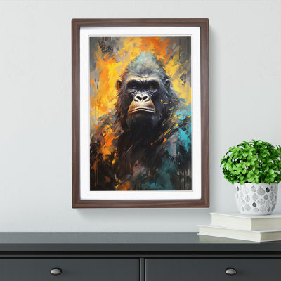 Gorilla Tachisme No.2 - Framed Print
