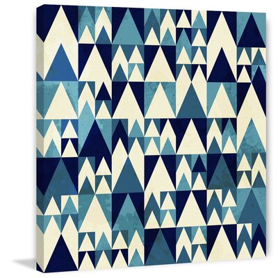 Blue Invasion' Painting Print on Wrapped Canvas -  Marmont Hill, MH-CUSCOLOR-104-C-48