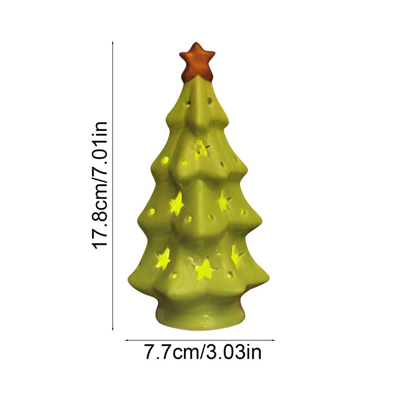 Décoration de bureau en céramique pour arbre de Noël, A
