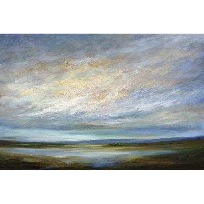 Coastal Clouds VI by Sheila Finch - Wrapped Canvas Painting