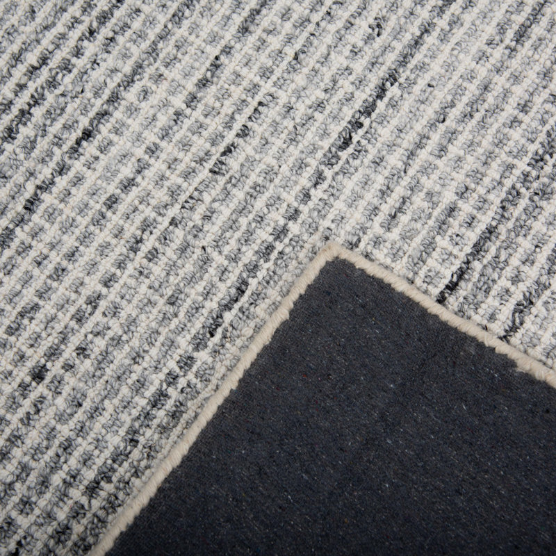 Tapis 100% laine touffeté à la main, Rectangle 5 pi x 7 pi 6 po