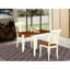 Ensemble de salle à manger 3 pièces pour petits espaces comprenant une table de salle à manger rectangulaire avec Dropleaf et 2 chaises de salle à manger, babeurre 30 po et 48 po-807713649-890103434-920442980