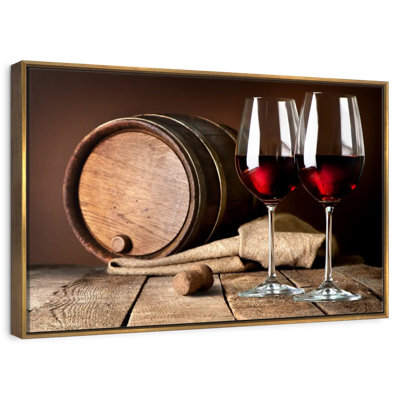 Verres à vin rétro